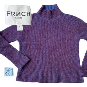 FRNCH Wool/Alpaca Blend Preslava Mockneck Sweater Sz S
